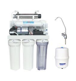 75GPD 4 encena o sistema compacto da filtragem da água da osmose reversa